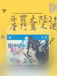 斗罗大陆2绝世唐门万人迷