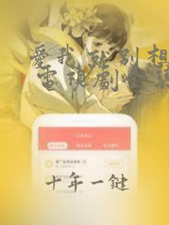 爱我就别想太多 电视剧全集免费观看
