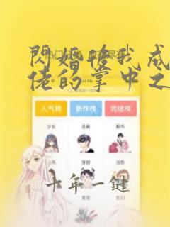 闪婚后我成了大佬的掌中之物在线免费