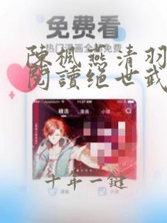 陈枫燕清羽免费阅读绝世武魂笔趣阁