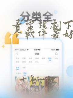 看电视剧下载哪个软件最好免费版