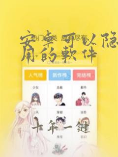 安卓可以隐藏应用的软件