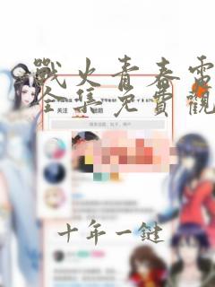 战火青春电视剧全集免费观看西瓜