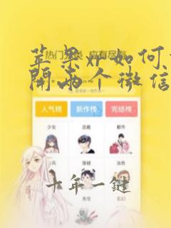 苹果xr如何双开两个微信软件