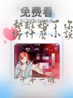 都离婚了你还纠缠什么小说免费