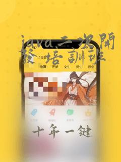 java二次开发 培训班