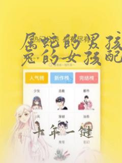 属蛇的男孩和属兔的女孩配吗