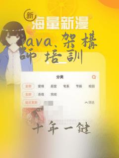 java 架构师 培训