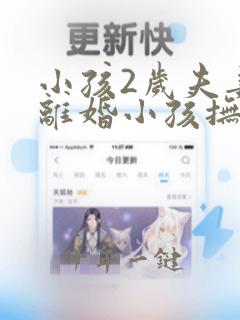 小孩2岁夫妻要离婚小孩抚养权归谁呢