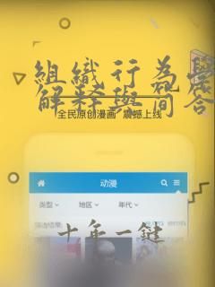 组织行为学名词解释与简答题答案