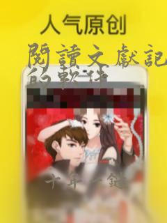 阅读文献记笔记的软件