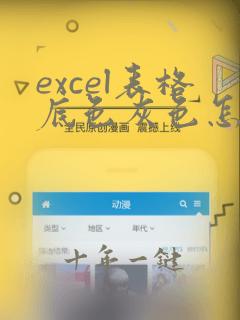 excel表格底色灰色怎么变成白色