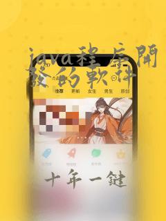 java程序开发的软件