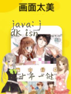 java: jdk isn