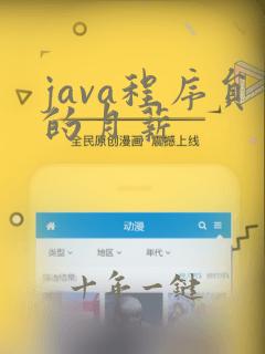 java程序员的月薪