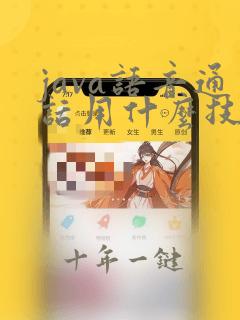 java语音通话用什么技术
