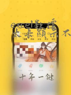 excel数据太长显示不完整怎么设定