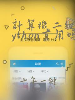 计算机二级考python有用吗