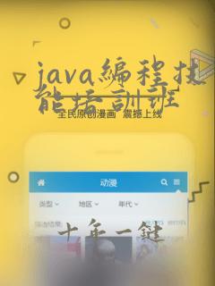 java编程技能培训班