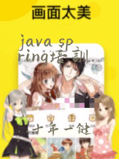 java spring培训