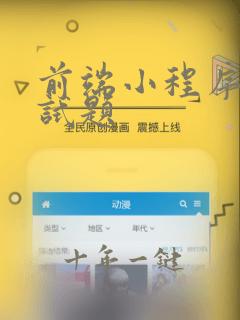 前端小程序的面试题