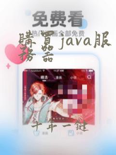 购买java服务器