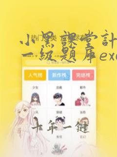 小黑课堂计算机一级题库excel