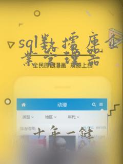 sql数据库企业管理器