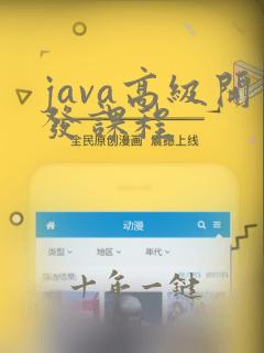 java高级开发课程