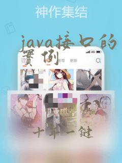 java接口的实例