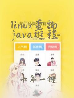 linux查询java进程