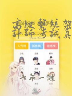 高级系统架构设计师考试真题