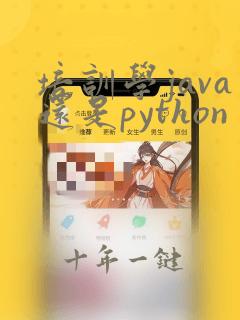 培训学java还是python