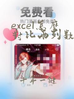 excel怎么对比两列数据是否有重复