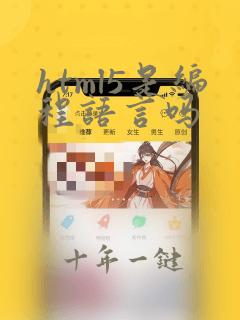 html5是编程语言吗