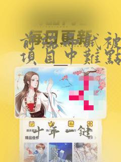 前端面试被问到项目中难点