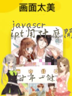 javascript用什么开发软件