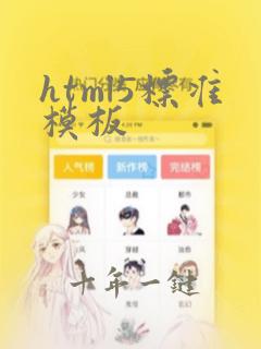 html5标准模板