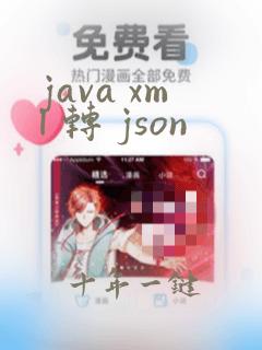 java xml 转 json