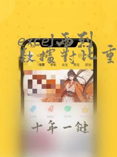 excel两列数据对比重复项