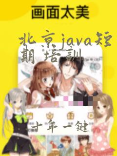 北京java短期 培训