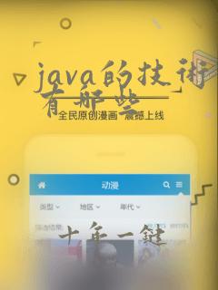 java的技术有哪些