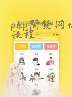 php开发网站流程