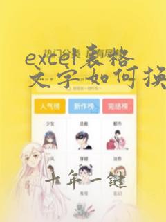 excel表格文字如何换行快捷键