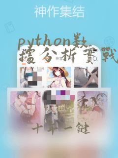 python数据分析实战课程