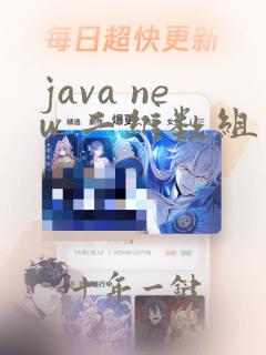 java new 二维数组