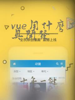 vue用什么工具开发