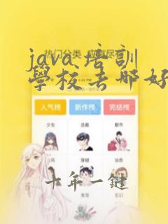 java 培训学校去哪好