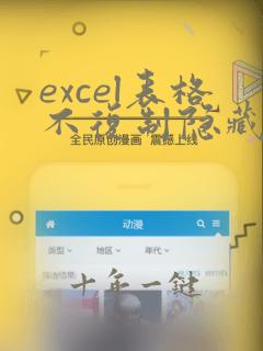 excel表格不复制隐藏列