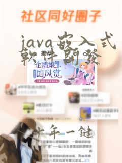 java嵌入式软件开发